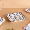 Blue Flower Ceramic 22 Piece Dinner Set For 6