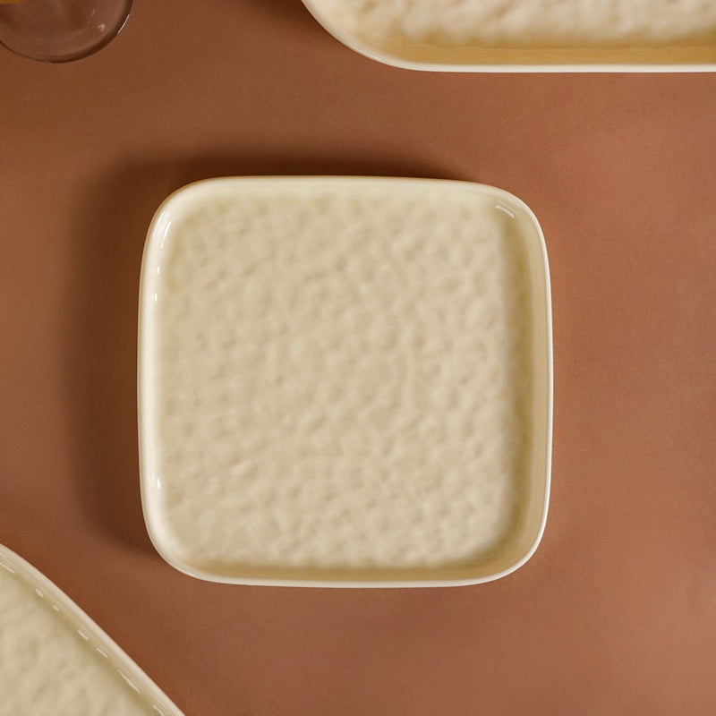 Vanilla White 27-Piece Ceramic Dinnerware Set For 6