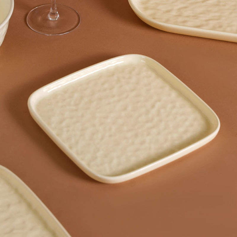 Vanilla White 27-Piece Ceramic Dinnerware Set For 6