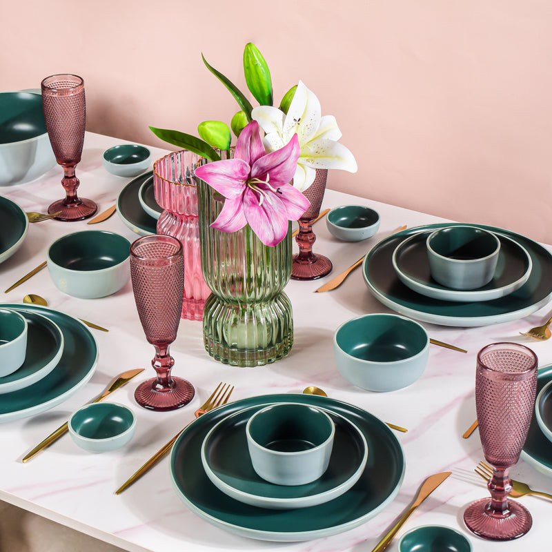 Zoella Green 33 Piece Dinner Set For 6
