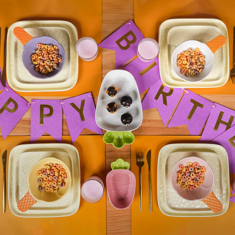 Vanilla White 27-Piece Ceramic Dinnerware Set For 6