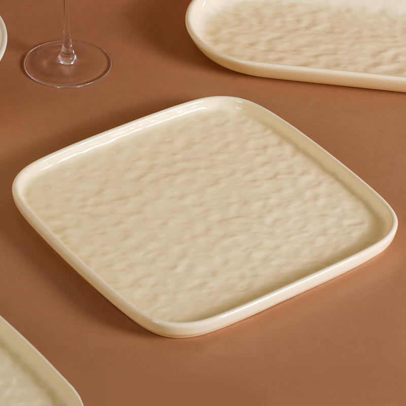 Vanilla White 27-Piece Ceramic Dinnerware Set For 6