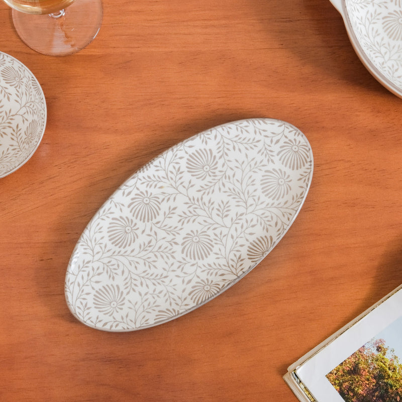 Floral Bloom 24 Piece Luxury Dinnerware For 6