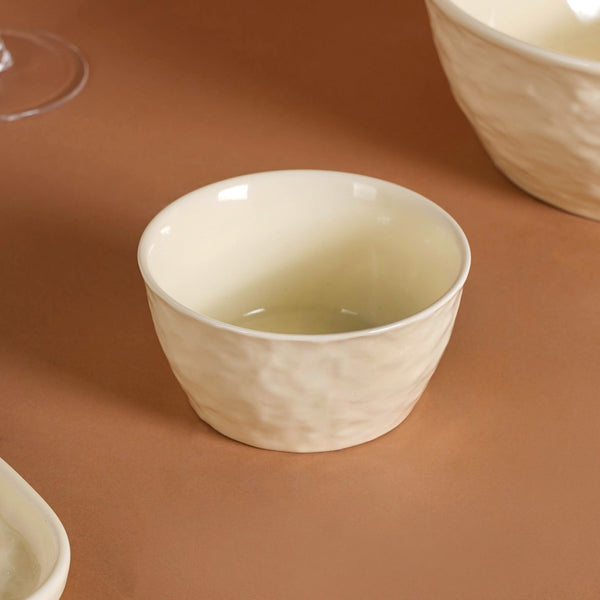 Vanilla White 27-Piece Ceramic Dinnerware Set For 6