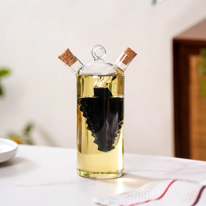 2 In 1 Borosilicate Glass Oil Dispenser