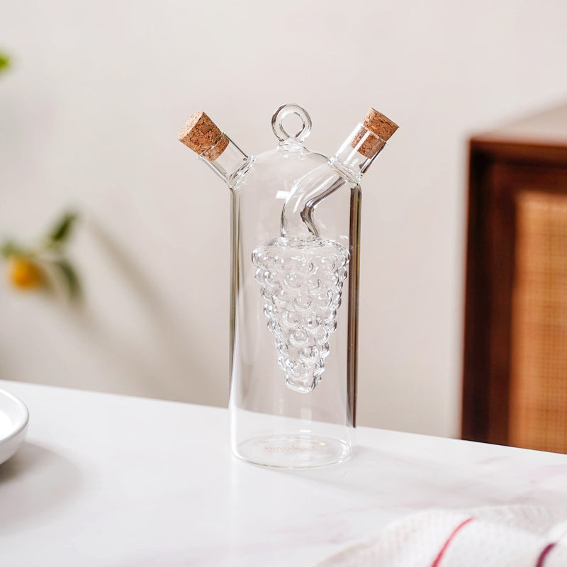 2 In 1 Borosilicate Glass Oil Dispenser