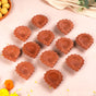 Petal Bordered Pure Terracotta Diyas Set Of 48