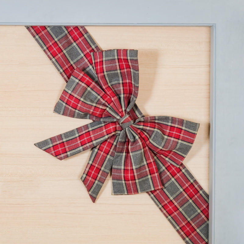 Gift Bow Festive Door Decor - Gift Bow Door Decor, Festive Door Decoration, Holiday Gift Bow Decor, Festive Bow Ornament