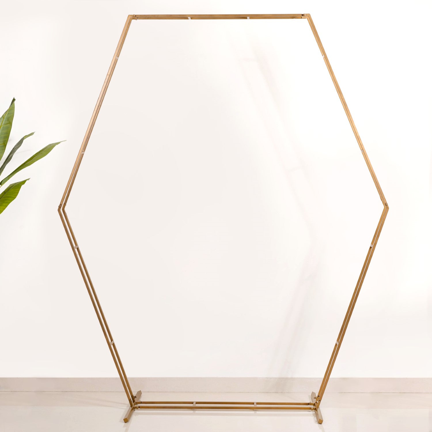 Double Hexagon Backdrop Metal Decoration Frame Online - Premium ...