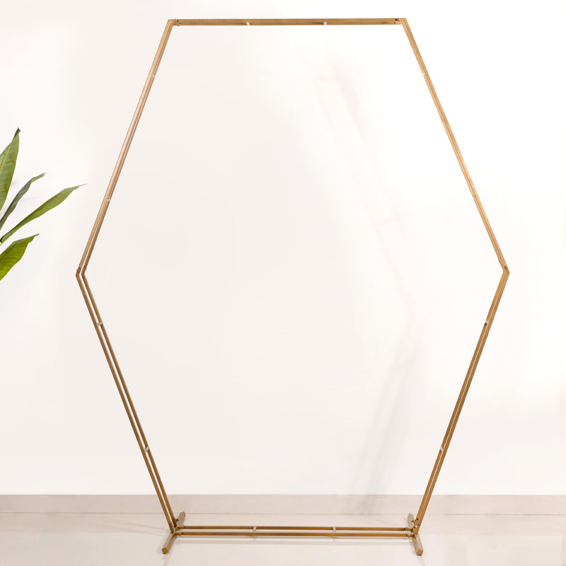 Double Hexagon Backdrop Metal Decoration Frame 100 Inch- Double Hexagon Backdrop, Metal Decoration Frame, Wall Decor, Metal Frame, Backdrop Frame