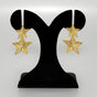 Double Star Dangle Earrings