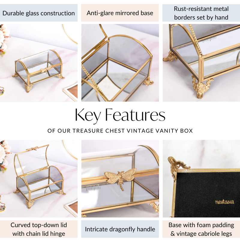 Treasure Chest Vintage Vanity Box