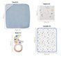 Dreamy Baby Gift Hamper With Swaddle Towel Napkin Rattle Set Of 6