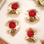 Set of 6 Decorative Dried Flowers With Jute Backing