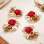 Set of 6 Decorative Dried Flowers With Jute Backing