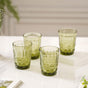 Green Water Cup Set of 4