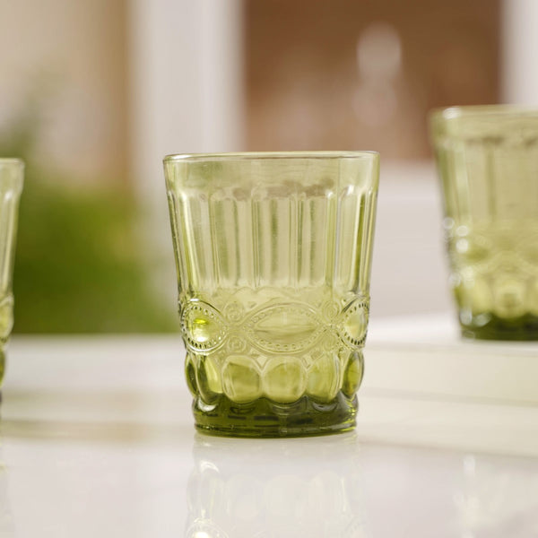 Green Water Cup Set of 4 Online - Premium Tumbler | Nestasia