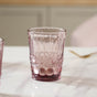 Embossed Crystal Drinkware Set of 4