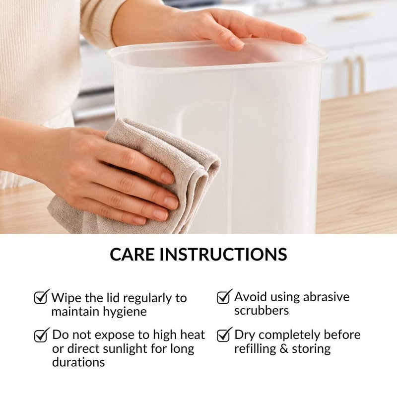 Dual Compartment Airtight Food Storage Container 2500ml