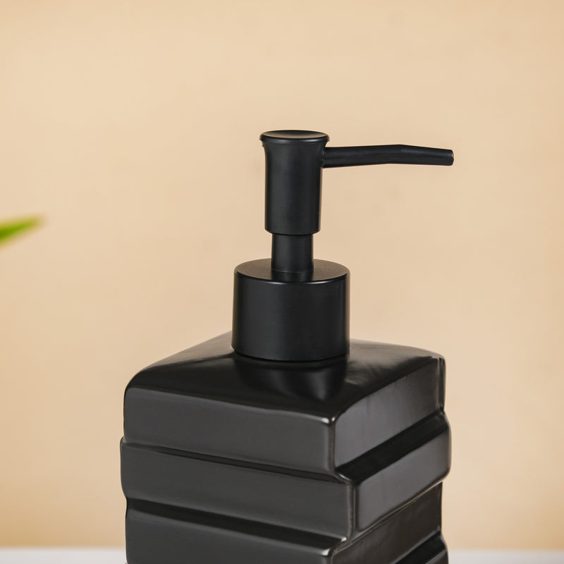 Brick Design Soap Dispenser Black 450ml