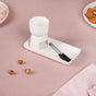 Mini White Fondue Set