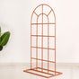 Bronze Arch Window Metal Backdrop Frame