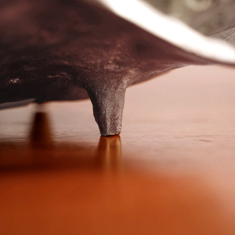 Stone Finish Antique Decorative Tray Silver