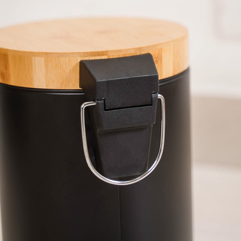 Modbin Dustbin With Detachable Bucket Black 5000ml