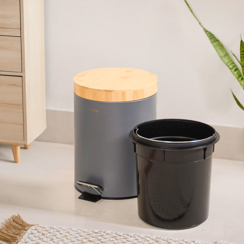 Modbin Trash Can With Detachable Bucket Grey 5000ml