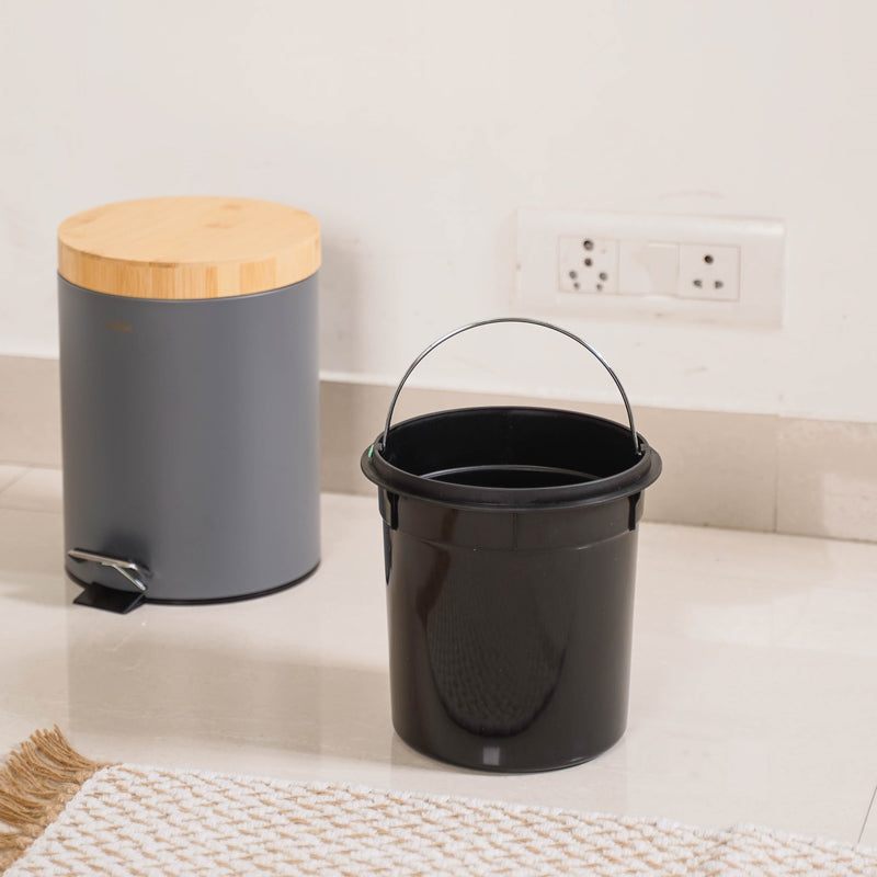 Modbin Trash Can With Detachable Bucket Grey 5000ml