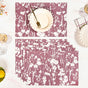 Dusty Mauve Cotton Placemat Set Of 6