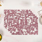Dusty Mauve Cotton Placemat Set Of 6