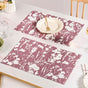 Dusty Mauve Cotton Placemat Set Of 6