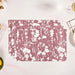 Dusty Mauve Cotton Water Resistant Placemat Set Of 4