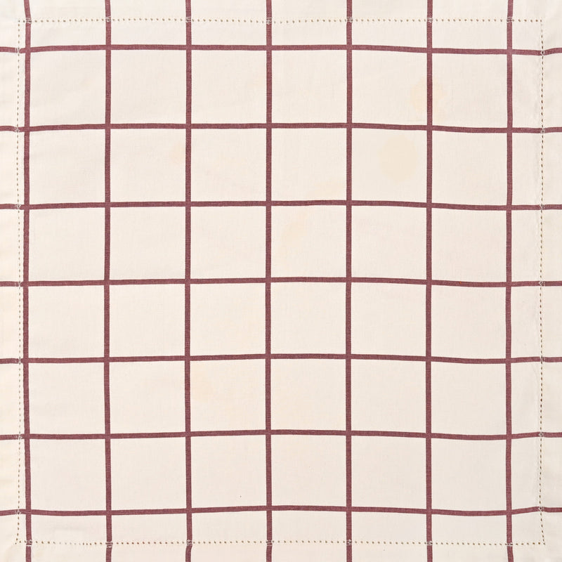 Dusty Mauve Pure Cotton Table Napkin Set Of 6