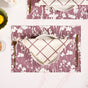 Dusty Mauve Pure Cotton Table Napkin Set Of 6