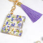 Eternal Bloom E Keychain With Tassel