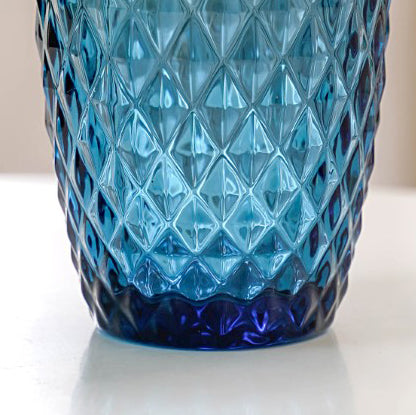 Aqua Blue Glassware Set of 4