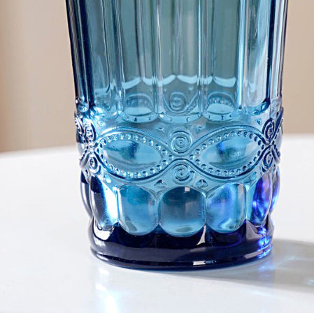 Blue Juice Glass Set of 4