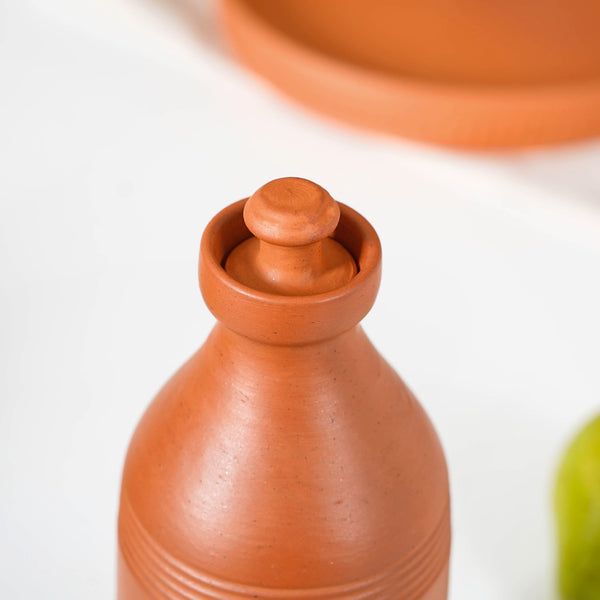 Earthen Clay Water Bottle 850ml