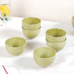 Costola Small Bowls For Snacks Set Of 6 250ml