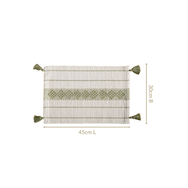 Ecofriendly Cotton Placemat Set Of 6