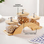 Elegant Airtight Jars With Stand Set Of 4 300ml
