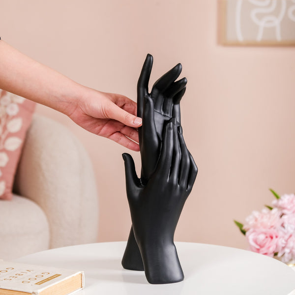 Artistic Hands Showpiece Black