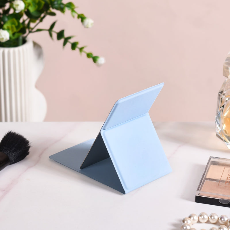 Elegant Compact Mirror Sky Blue - Elegant Compact Mirror, Sky Blue Mirror, Stylish Compact Mirror, Blue Compact Mirror, Decorative Mirror