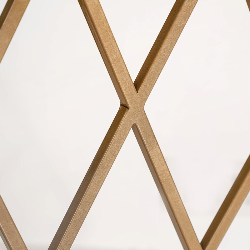 Hexagonal Puja Backdrop Metal Frame