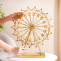 Miniature Rotating Ferris Wheel Metal Showpiece