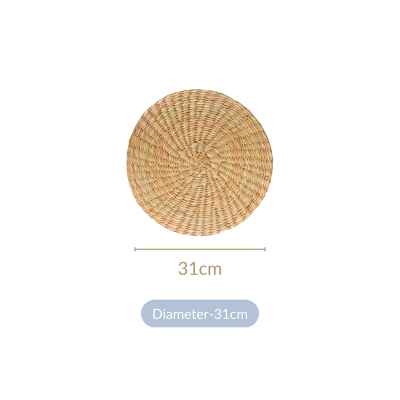 Round Wicker Table Mat Set Of 2 12 Inch