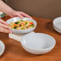 Pallor Ceramic Serving Bowl Set Of 2 Grey 1000ml