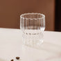 Transparent Curvy Glass Tumbler Set Of 4 300ml